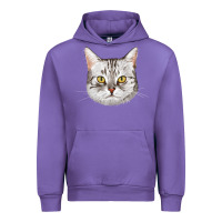 Tulip American Shorthair Cat Face Urban Hoodie - LillyAllenDesigns