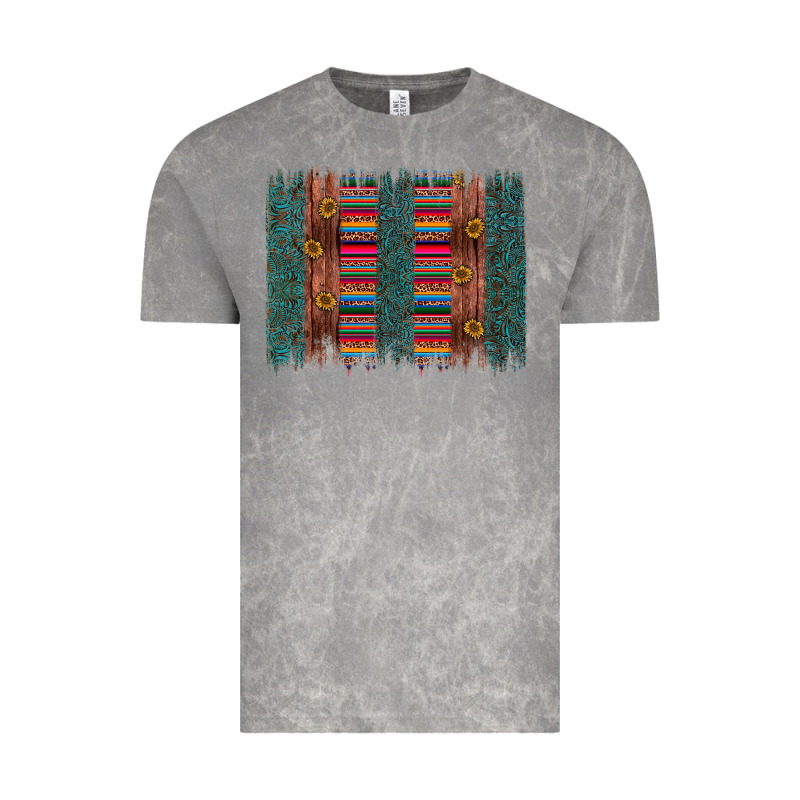 Sunflower Serape Brush Stroke Vintage Tee by Artiststas | Teevron