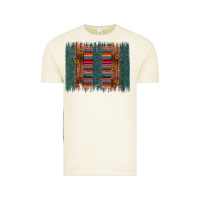 Vintage Arctic sunflower serape brush stroke Vintage Tee - Artiststas