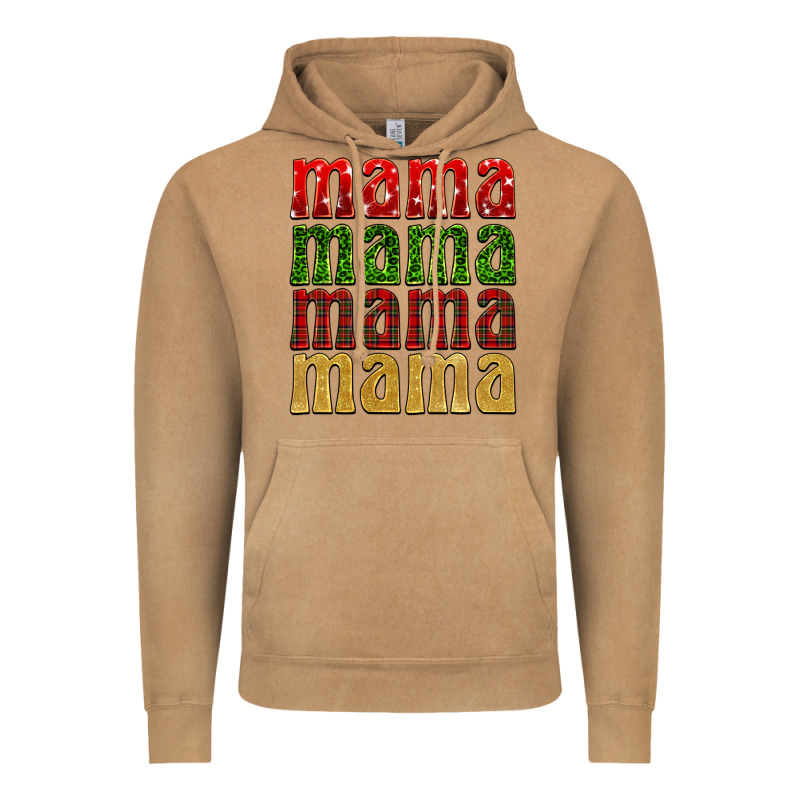 Christmas Mama Vintage Hoodie by BarkalooDesign | Teevron