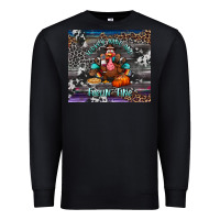 Black turkey wine and feelin fine tumbler Premium Sweatshirt - BundleAndBundleShop