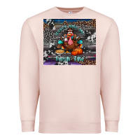 Pale Pink turkey wine and feelin fine tumbler Premium Sweatshirt - BundleAndBundleShop