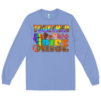 Lgbtq+ Together We Rise Long Sleeve Tee | Teevron