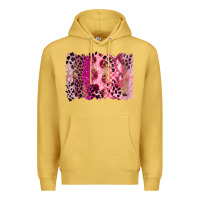 Antique Gold breast cancer brushstroke Premium Hoodie - FaDigitalArtStudio