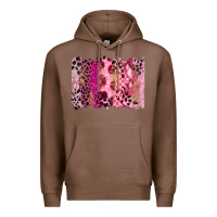 Chestnut breast cancer brushstroke Premium Hoodie - FaDigitalArtStudio