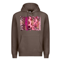 Coffee breast cancer brushstroke Premium Hoodie - FaDigitalArtStudio