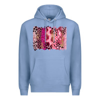 Colony Blue breast cancer brushstroke Premium Hoodie - FaDigitalArtStudio
