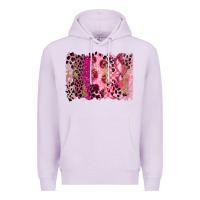 Lilac breast cancer brushstroke Premium Hoodie - FaDigitalArtStudio