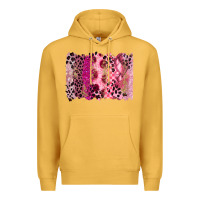Mustard breast cancer brushstroke Premium Hoodie - FaDigitalArtStudio
