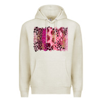 Oatmeal Heather breast cancer brushstroke Premium Hoodie - FaDigitalArtStudio