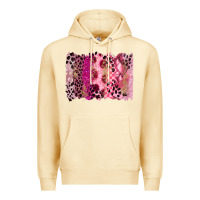 Pina Colada breast cancer brushstroke Premium Hoodie - FaDigitalArtStudio