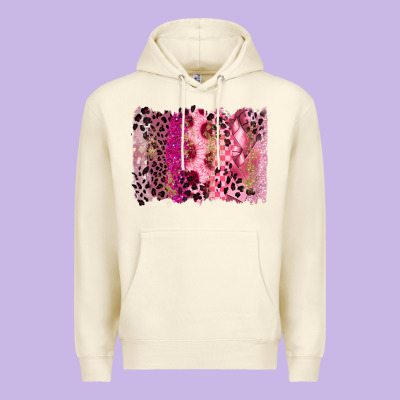 Breast Cancer Brushstroke Premium Hoodie Designed By Fadigitalartstudio