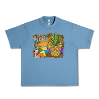 Pebble Blue hello summer pineapple Urban Heavy Tee - BarkalooDesign