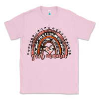 Bubblegum Pink girl mama western leopard rainbow Classic Tee - JahusDesignShop