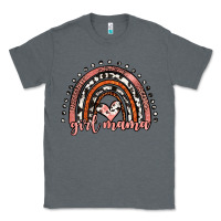 Charcoal Heather girl mama western leopard rainbow Classic Tee - JahusDesignShop