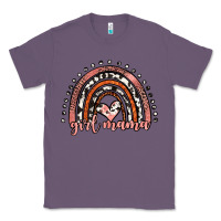 Lavender girl mama western leopard rainbow Classic Tee - JahusDesignShop