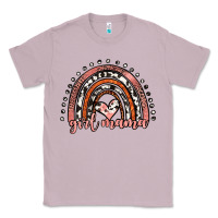 Lilac girl mama western leopard rainbow Classic Tee - JahusDesignShop