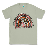 Matcha girl mama western leopard rainbow Classic Tee - JahusDesignShop