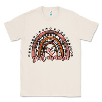 Natural girl mama western leopard rainbow Classic Tee - JahusDesignShop