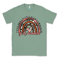Sage girl mama western leopard rainbow Classic Tee - JahusDesignShop