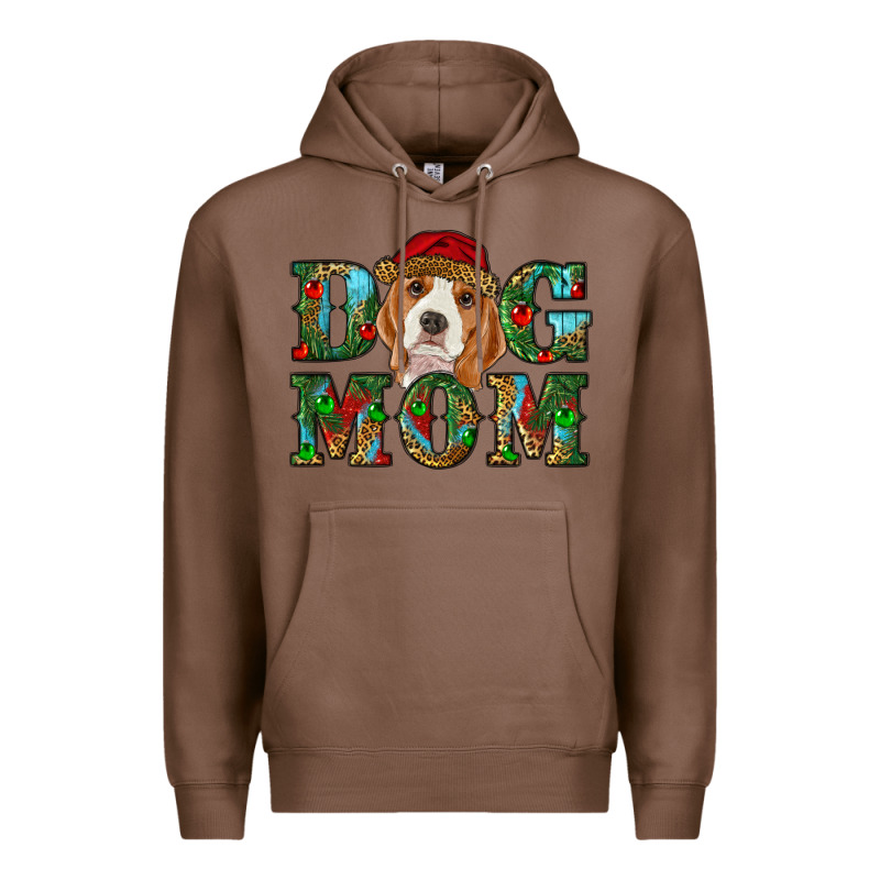 Christmas Beagle Dog Mom Premium Hoodie by RanaPortraitStore | Teevron