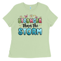 Matcha stronger than the storm Ladies Tee - MaliasSmallBusiness