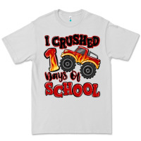 Dove Grey i crushed 100 days of school monster truck Premium Tee - MaliasSmallBusiness