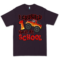 Plum i crushed 100 days of school monster truck Premium Tee - MaliasSmallBusiness