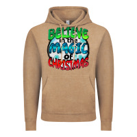 Vintage Coffee believe in the magic of christmas Vintage Hoodie - BarkalooDesign