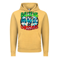 Vintage Mustard believe in the magic of christmas Vintage Hoodie - BarkalooDesign