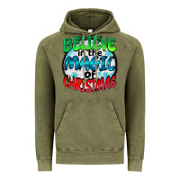 Vintage Olive believe in the magic of christmas Vintage Hoodie - BarkalooDesign
