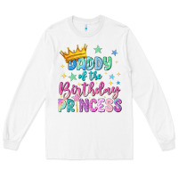 White daddy of the birthday princess Long Sleeve Tee - NancyCooperArtShop