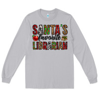Moon Dust santa's favorite librarian Long Sleeve Tee - Jasminsmagicworld