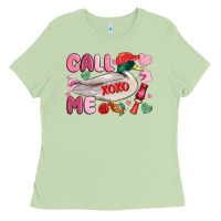 Matcha call me valentine mallard duck Ladies Tee - MaliasSmallBusiness