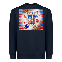 Navy American mini Heavyweight Sweatshirt - TumblerDesignByShophia