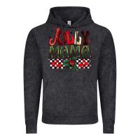 Vintage Black Christmas jolly mama Vintage Hoodie - BarkalooDesign