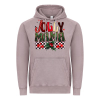 Vintage Zinc Christmas jolly mama Vintage Hoodie - BarkalooDesign