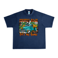 Navy country roads take me home old western truck Urban Heavy Tee - Jasminsmagicworld