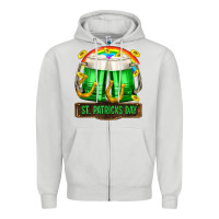 St. Patrick's Day Beer Zipper Hoodie | Teevron