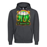Smoke St. Patrick's Day beer Zipper Hoodie - OliviaCreatesArt