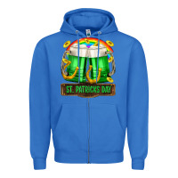 True Royal St. Patrick's Day beer Zipper Hoodie - OliviaCreatesArt