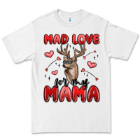 White mad love for my mama Premium Tee - MaliasSmallBusiness