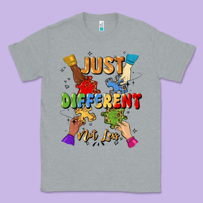 Just Different Not Less Classic Tee Designed By Artiststas
