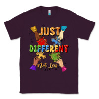 Plum just different not less Classic Tee - Artiststas
