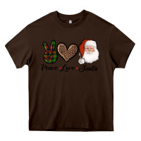 Chocolate Brown peace love eagles royal blue Heavy Core Tee - AdoDesignShop
