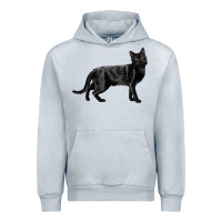 Heather Grey Bombay Cat Urban Hoodie - LillyAllenDesigns
