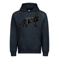 Navy Bombay Cat Urban Hoodie - LillyAllenDesigns