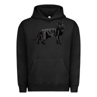 Pigment Black Bombay Cat Urban Hoodie - LillyAllenDesigns