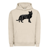 Pigment French Oak Bombay Cat Urban Hoodie - LillyAllenDesigns