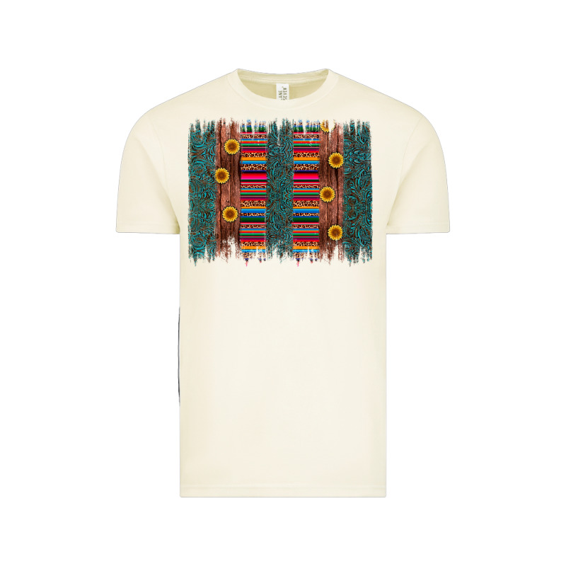 Sunflower Serape Brush Stroke Vintage Tee by Artiststas | Teevron